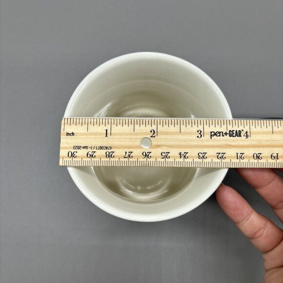 Frenchie Coffee Mug Porcelain CLAY ART French Bull Dog w/ Monocle & Blue Bowtie - Picture 6 of 6